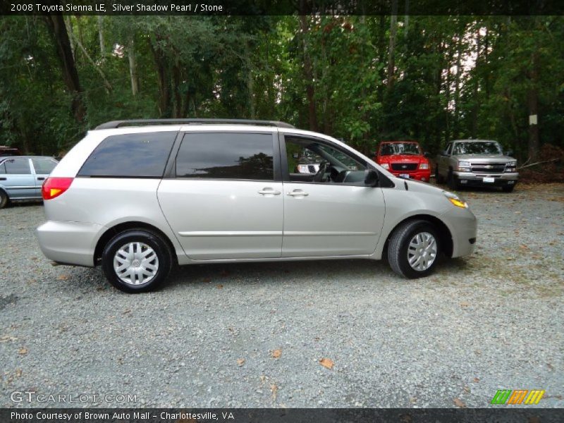 Silver Shadow Pearl / Stone 2008 Toyota Sienna LE