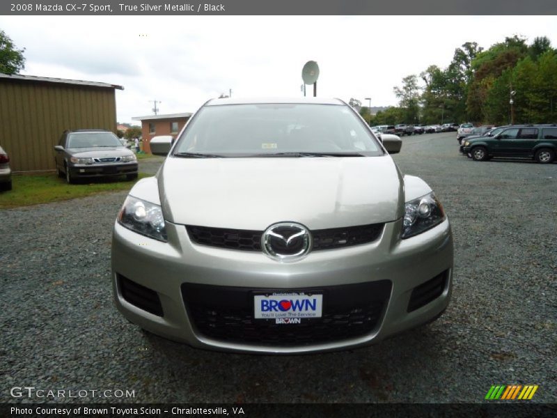 True Silver Metallic / Black 2008 Mazda CX-7 Sport