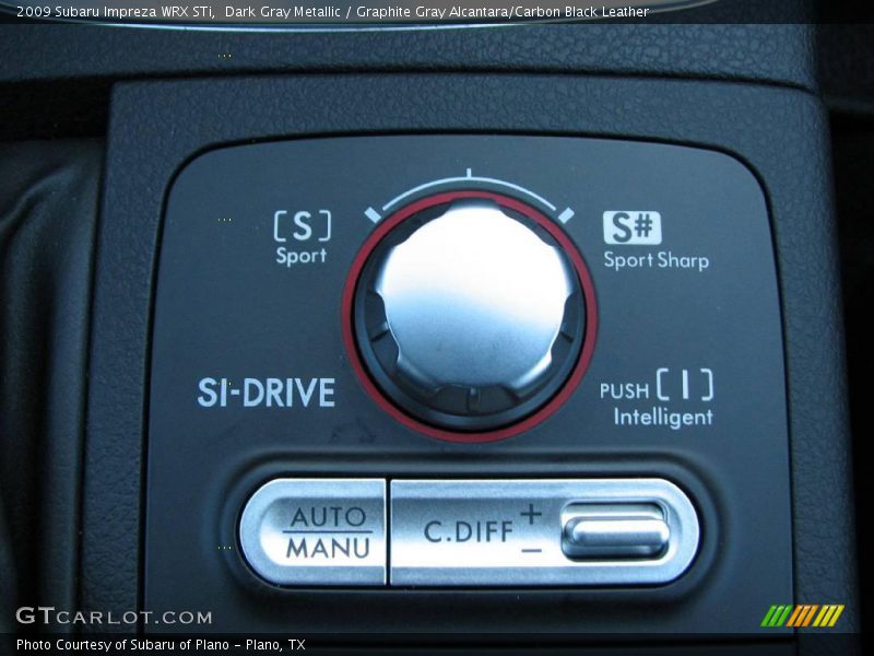 Dark Gray Metallic / Graphite Gray Alcantara/Carbon Black Leather 2009 Subaru Impreza WRX STi