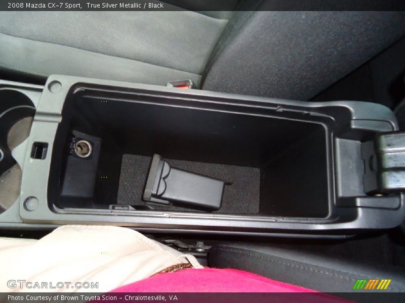 True Silver Metallic / Black 2008 Mazda CX-7 Sport