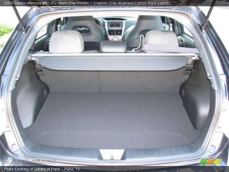 Dark Gray Metallic / Graphite Gray Alcantara/Carbon Black Leather 2009 Subaru Impreza WRX STi