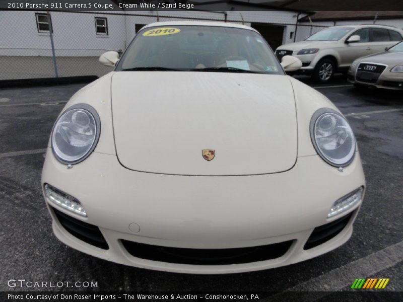 Cream White / Sand Beige 2010 Porsche 911 Carrera S Coupe