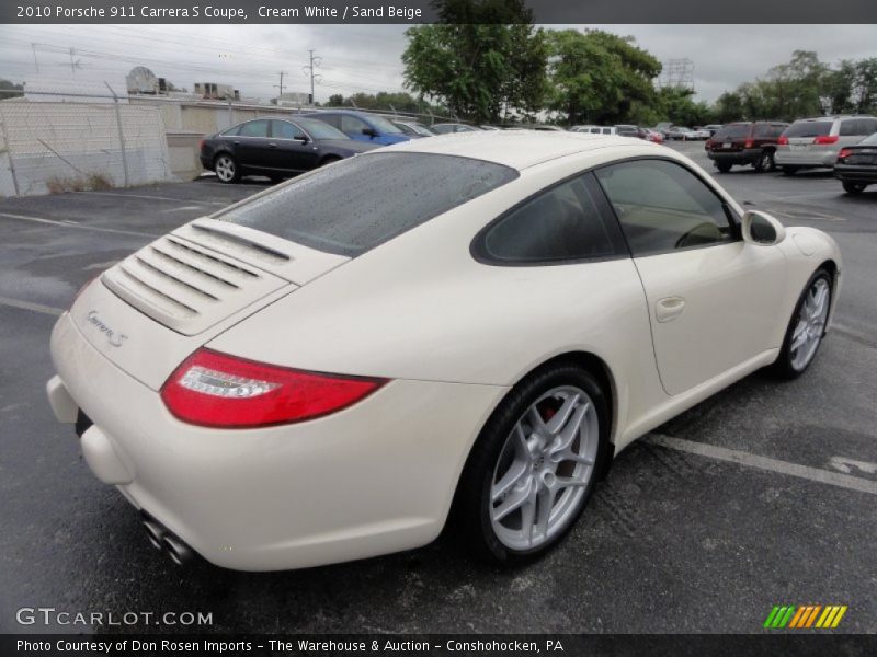 Cream White / Sand Beige 2010 Porsche 911 Carrera S Coupe