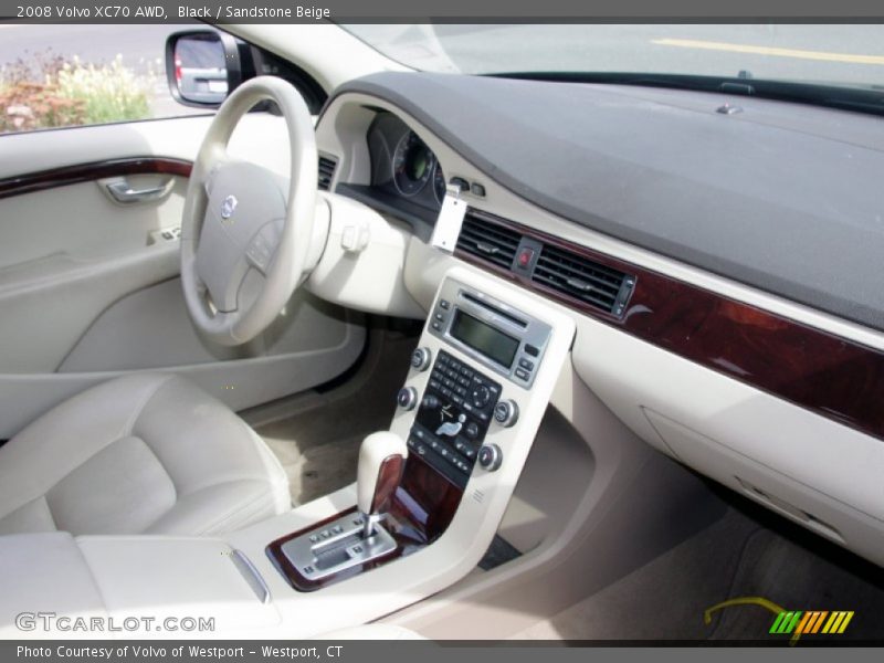 Black / Sandstone Beige 2008 Volvo XC70 AWD
