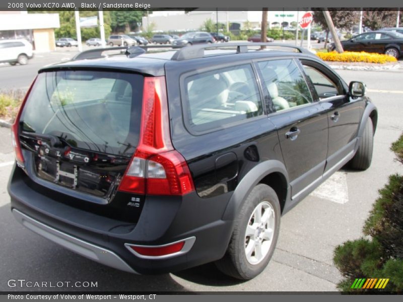 Black / Sandstone Beige 2008 Volvo XC70 AWD