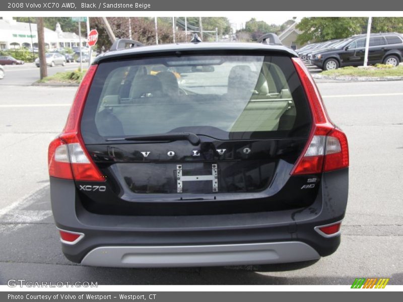 Black / Sandstone Beige 2008 Volvo XC70 AWD