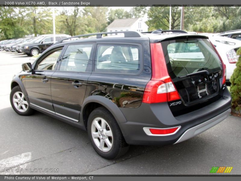 Black / Sandstone Beige 2008 Volvo XC70 AWD
