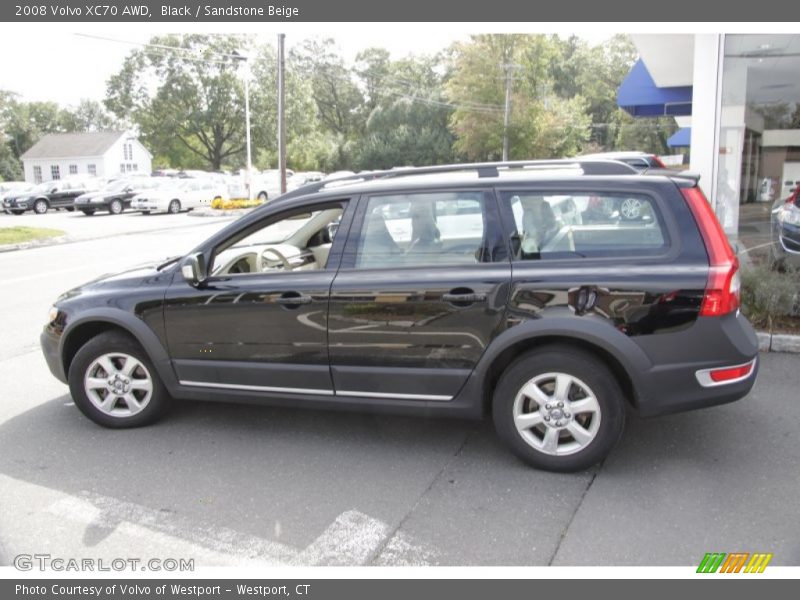 Black / Sandstone Beige 2008 Volvo XC70 AWD