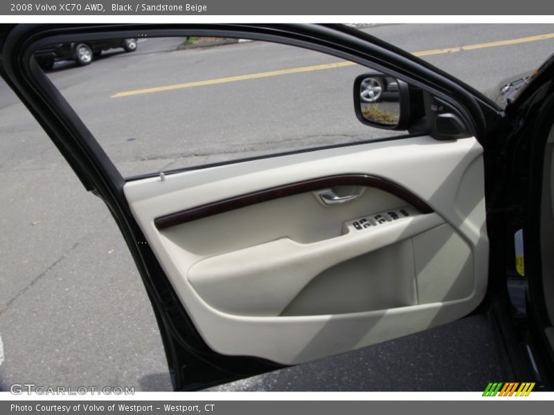 Black / Sandstone Beige 2008 Volvo XC70 AWD