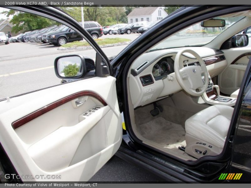 Black / Sandstone Beige 2008 Volvo XC70 AWD