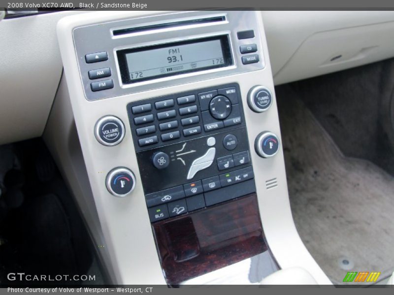 Black / Sandstone Beige 2008 Volvo XC70 AWD