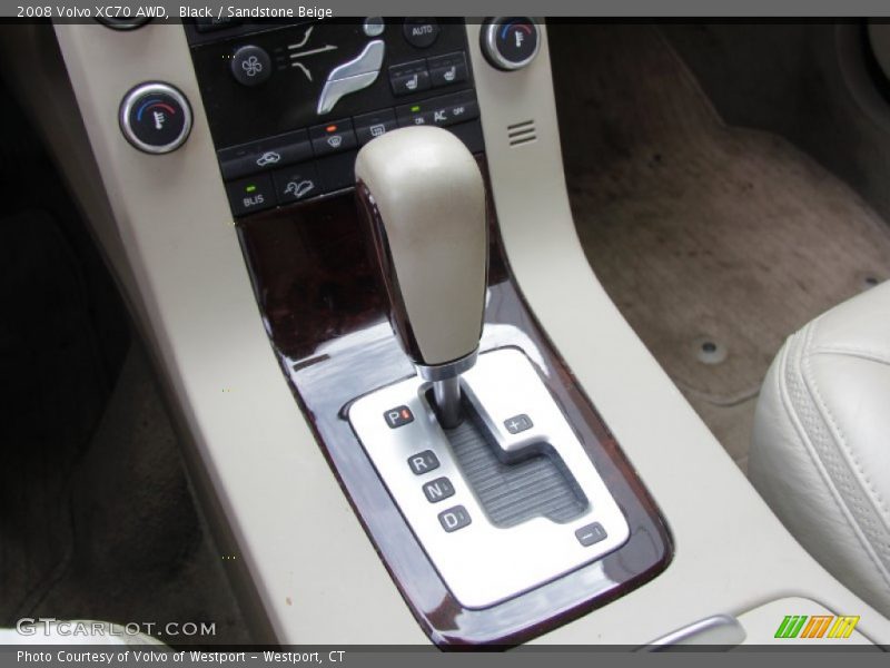 Black / Sandstone Beige 2008 Volvo XC70 AWD