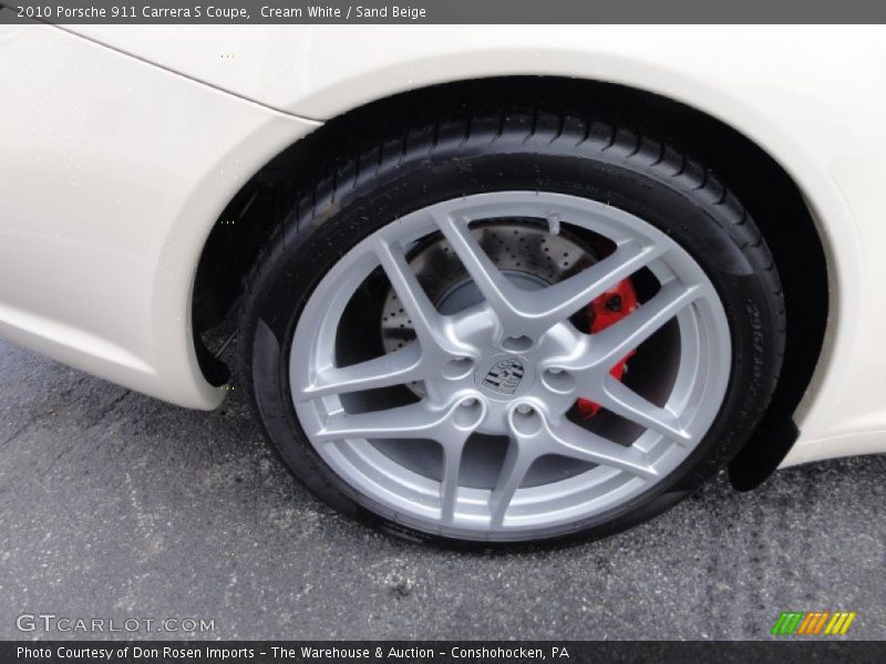 Cream White / Sand Beige 2010 Porsche 911 Carrera S Coupe