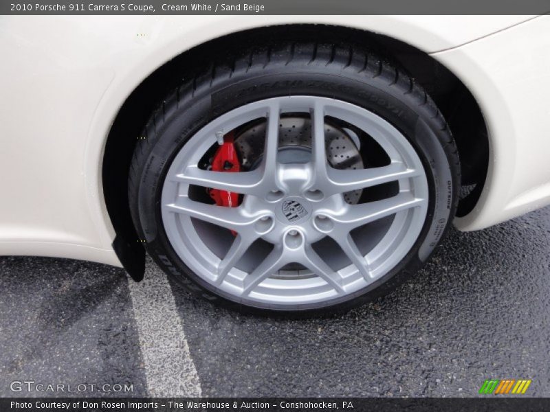 Cream White / Sand Beige 2010 Porsche 911 Carrera S Coupe