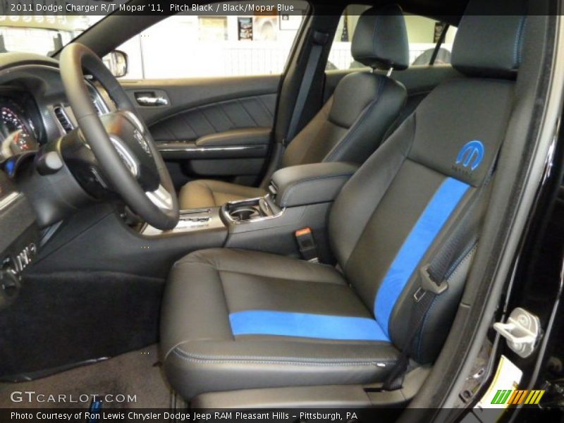  2011 Charger R/T Mopar '11 Black/Mopar Blue Interior