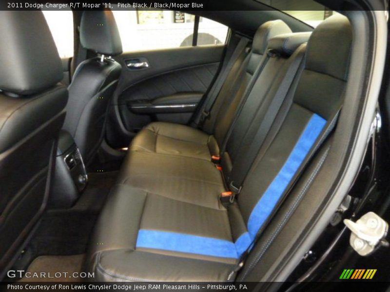 Pitch Black / Black/Mopar Blue 2011 Dodge Charger R/T Mopar '11