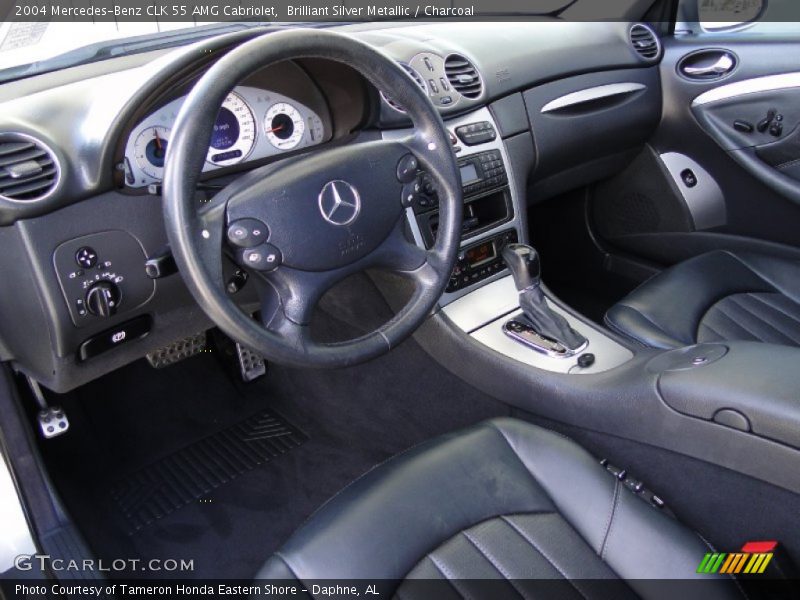  2004 CLK 55 AMG Cabriolet Charcoal Interior