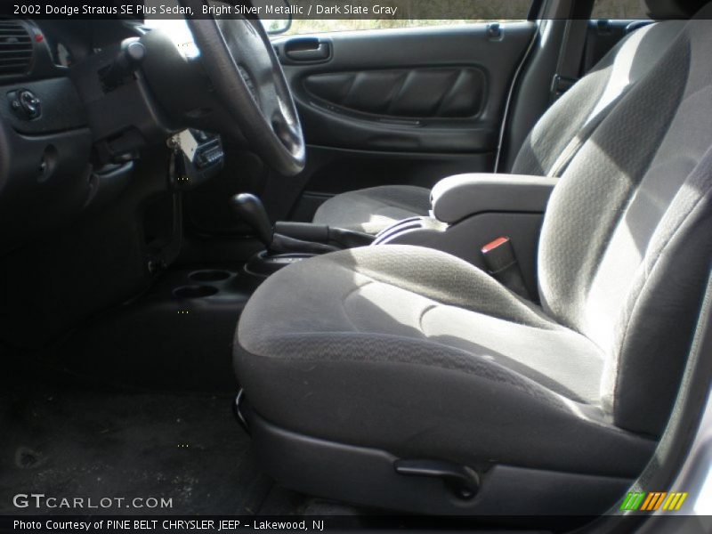 Bright Silver Metallic / Dark Slate Gray 2002 Dodge Stratus SE Plus Sedan