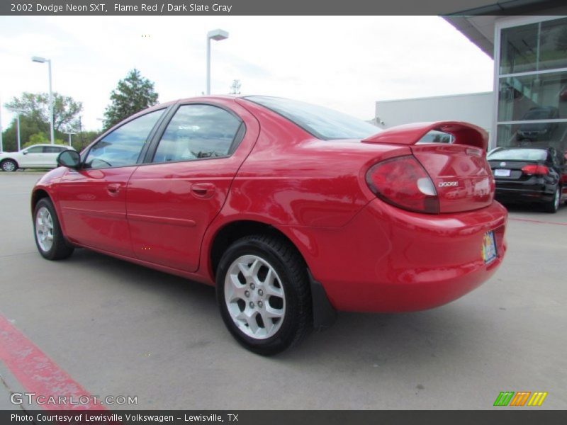Flame Red / Dark Slate Gray 2002 Dodge Neon SXT