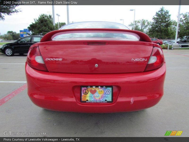 Flame Red / Dark Slate Gray 2002 Dodge Neon SXT