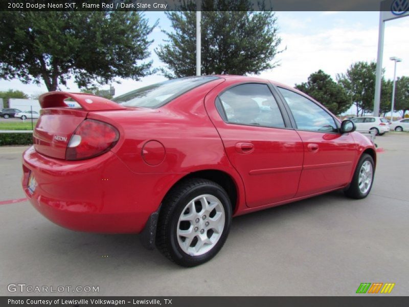 Flame Red / Dark Slate Gray 2002 Dodge Neon SXT