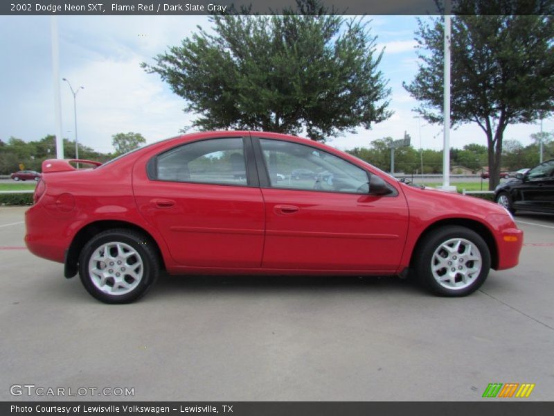 Flame Red / Dark Slate Gray 2002 Dodge Neon SXT
