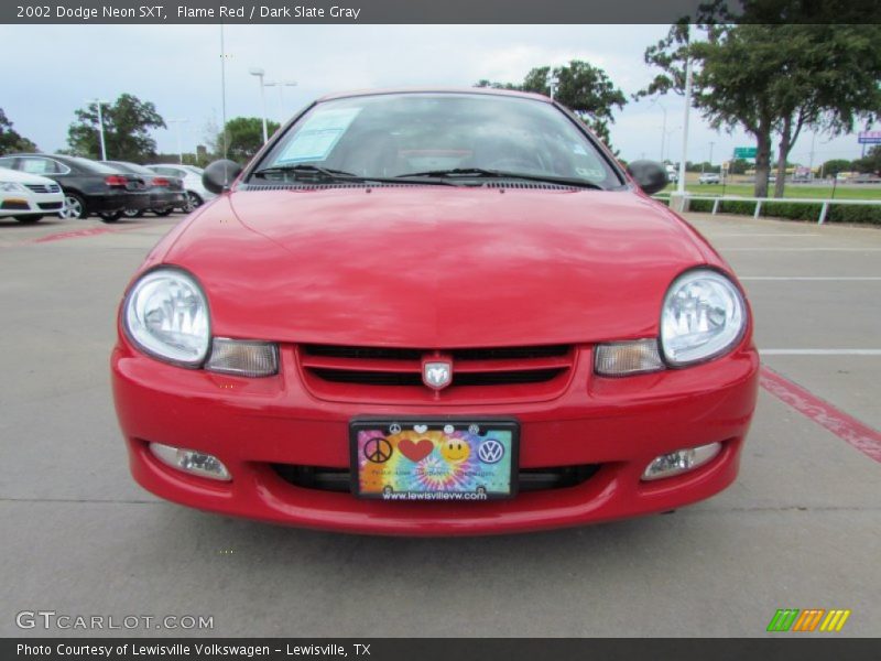 Flame Red / Dark Slate Gray 2002 Dodge Neon SXT
