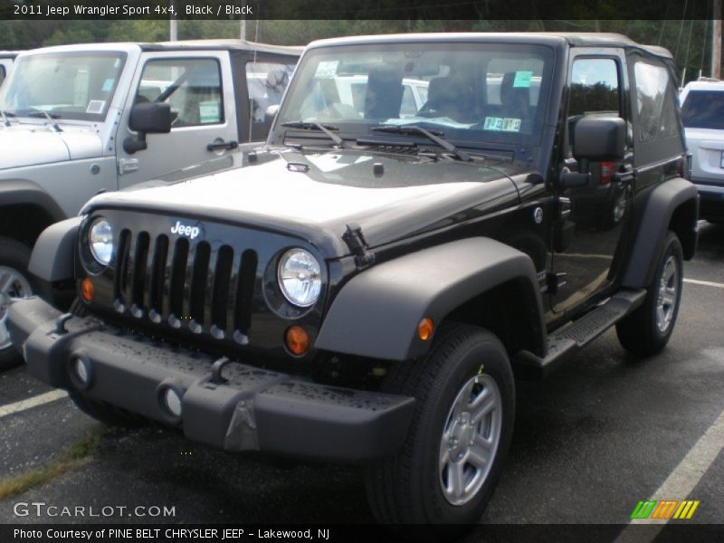 Black / Black 2011 Jeep Wrangler Sport 4x4