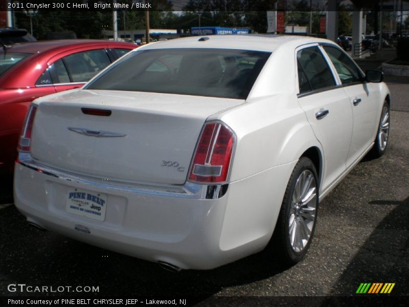 Bright White / Black 2011 Chrysler 300 C Hemi