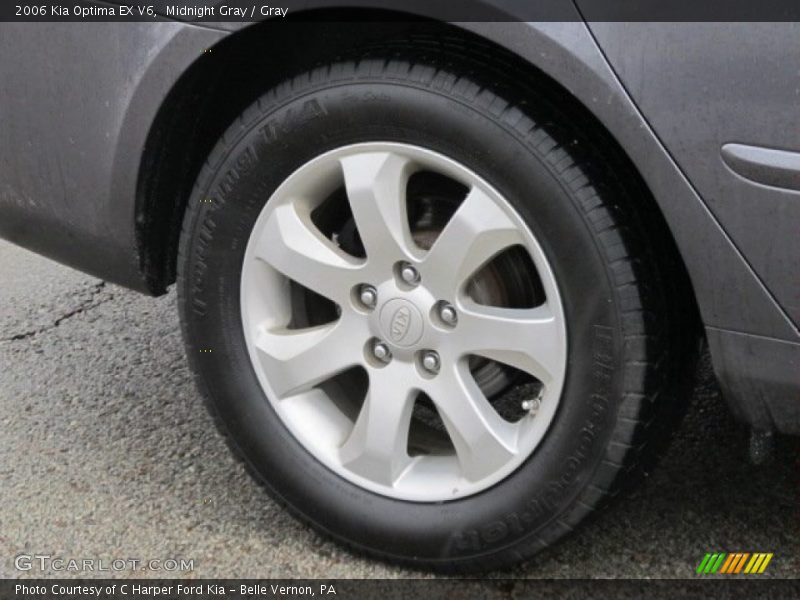 Midnight Gray / Gray 2006 Kia Optima EX V6