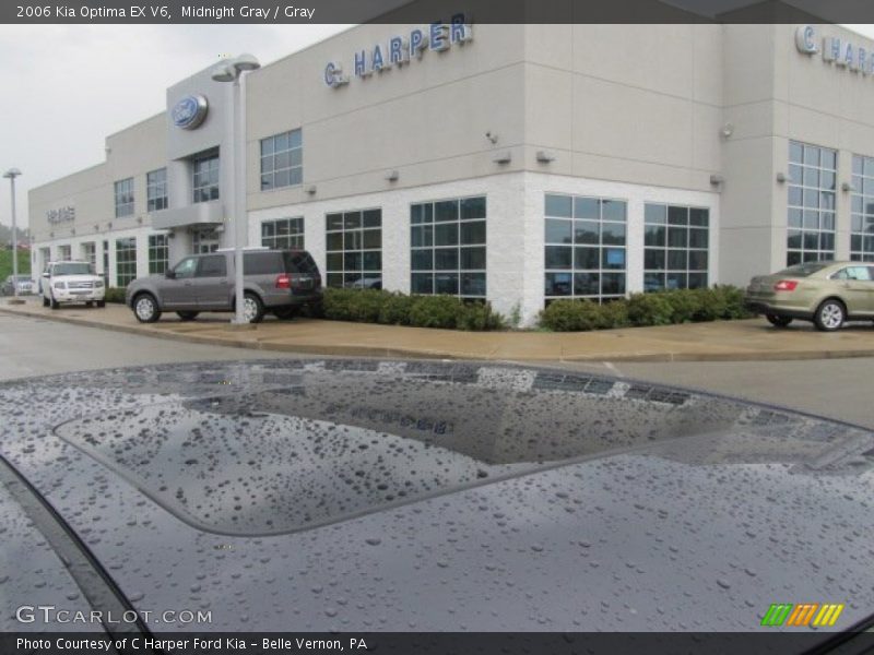 Midnight Gray / Gray 2006 Kia Optima EX V6