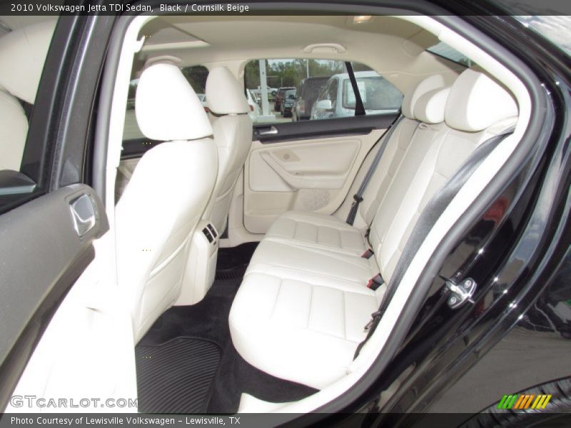 Black / Cornsilk Beige 2010 Volkswagen Jetta TDI Sedan