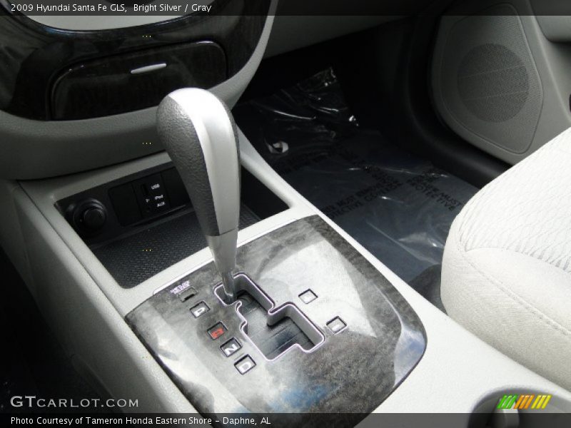 Bright Silver / Gray 2009 Hyundai Santa Fe GLS