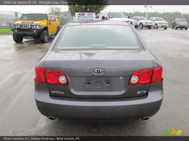 Midnight Gray / Gray 2006 Kia Optima EX V6