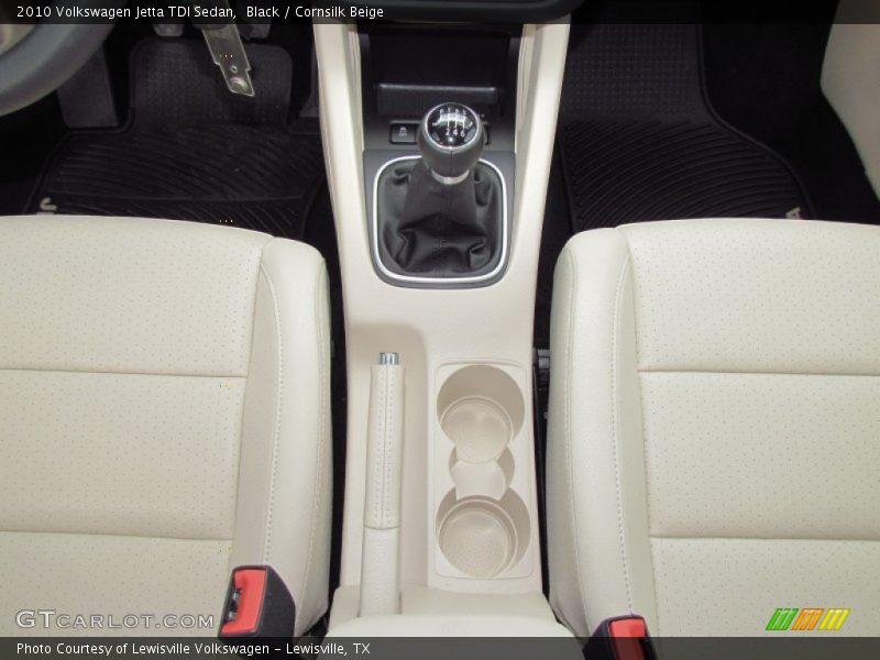 Black / Cornsilk Beige 2010 Volkswagen Jetta TDI Sedan