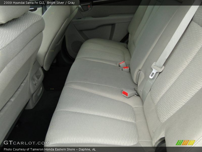 Bright Silver / Gray 2009 Hyundai Santa Fe GLS
