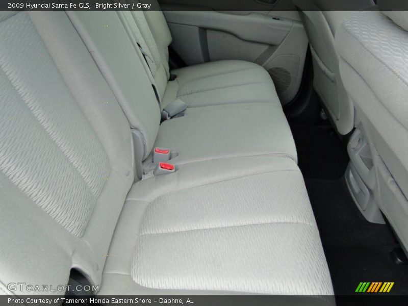 Bright Silver / Gray 2009 Hyundai Santa Fe GLS