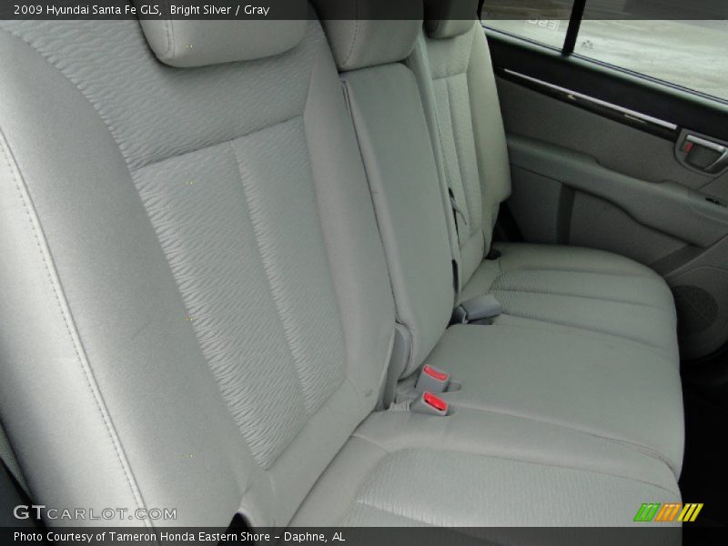 Bright Silver / Gray 2009 Hyundai Santa Fe GLS