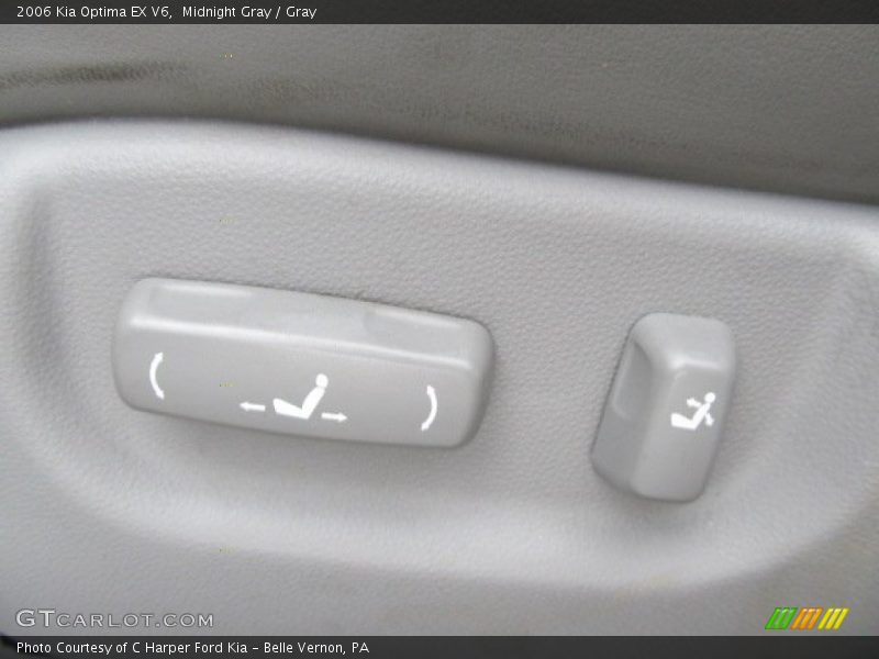 Midnight Gray / Gray 2006 Kia Optima EX V6