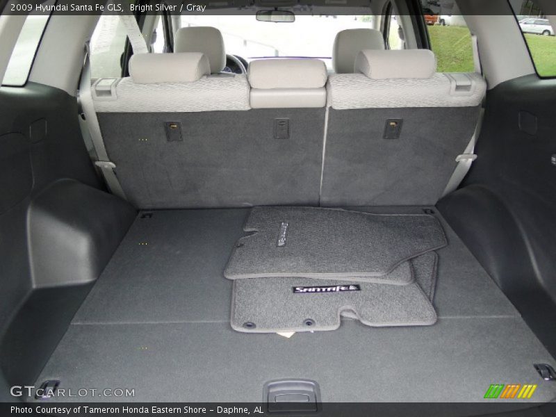 Bright Silver / Gray 2009 Hyundai Santa Fe GLS