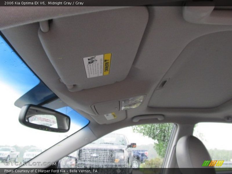 Midnight Gray / Gray 2006 Kia Optima EX V6