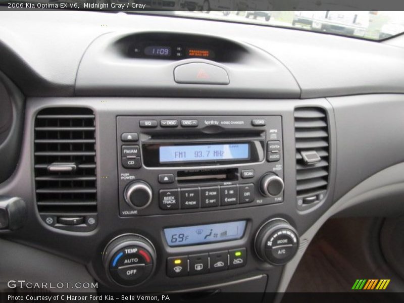 Midnight Gray / Gray 2006 Kia Optima EX V6