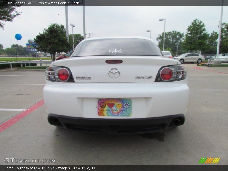 Whitewater Pearl / Black 2005 Mazda RX-8