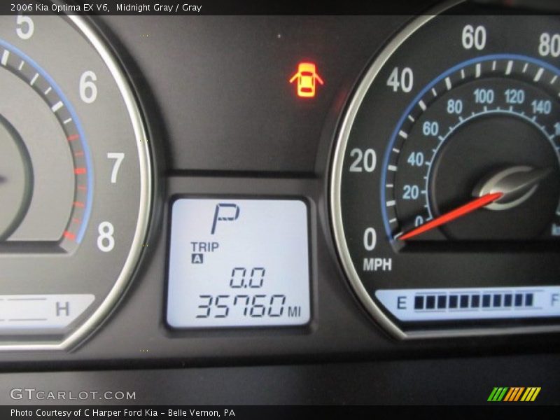 Midnight Gray / Gray 2006 Kia Optima EX V6