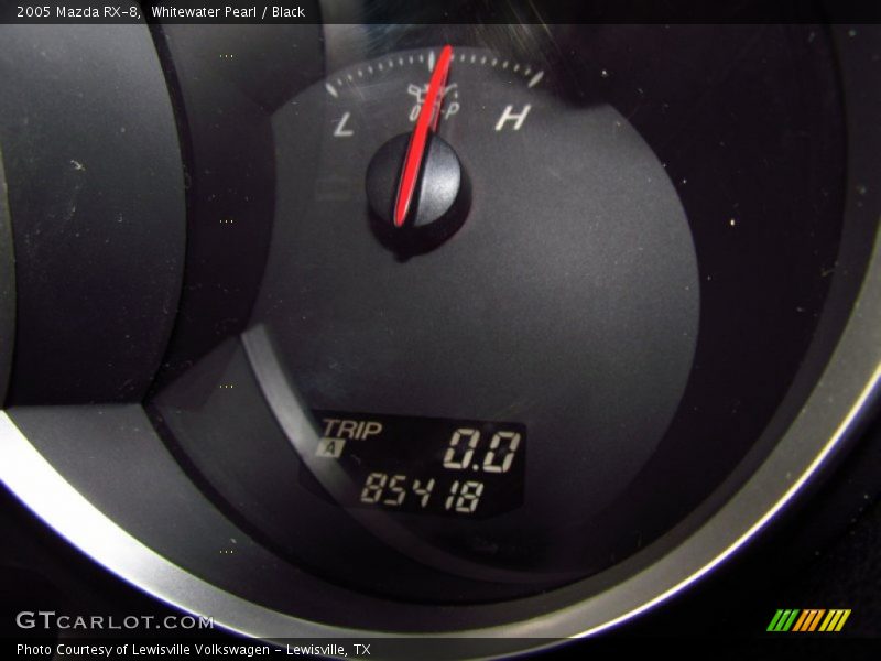 Whitewater Pearl / Black 2005 Mazda RX-8