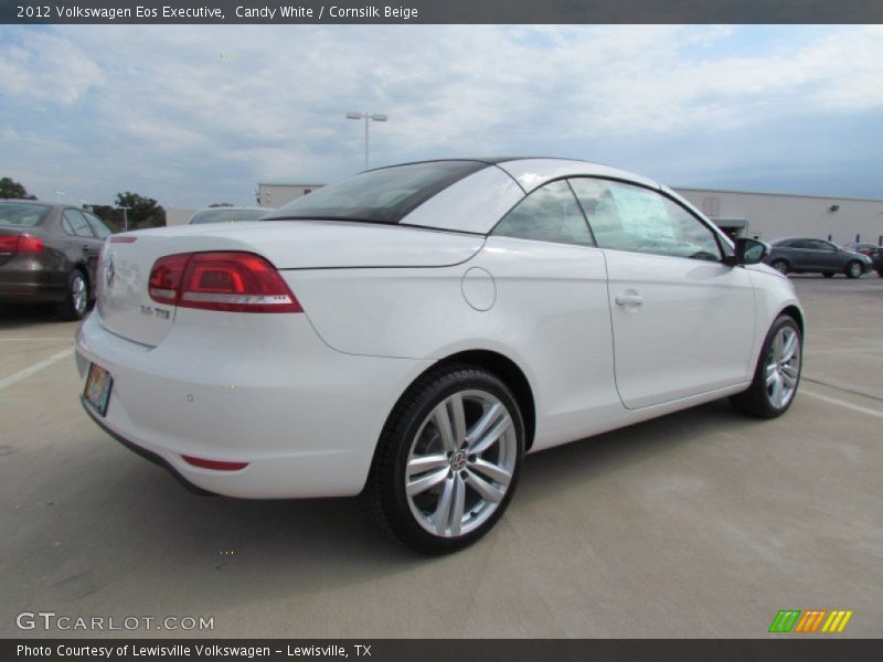 Candy White / Cornsilk Beige 2012 Volkswagen Eos Executive