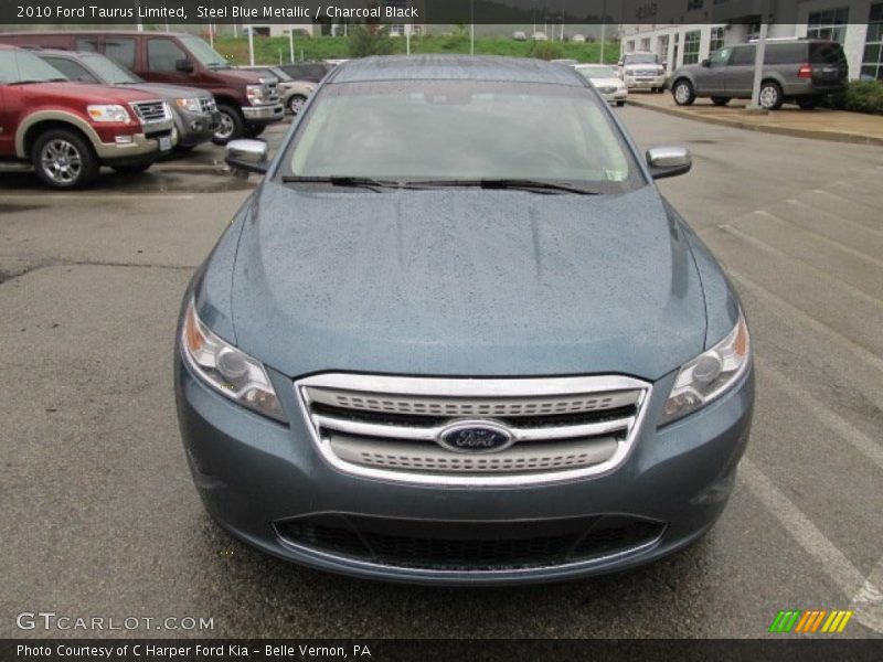 Steel Blue Metallic / Charcoal Black 2010 Ford Taurus Limited