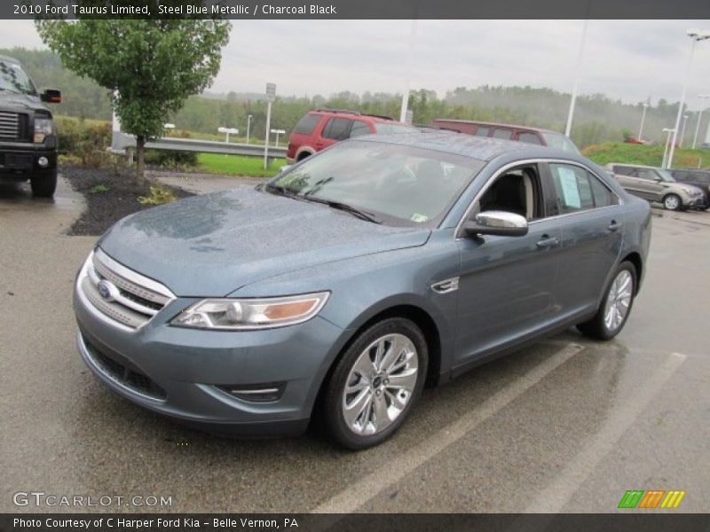 Steel Blue Metallic / Charcoal Black 2010 Ford Taurus Limited