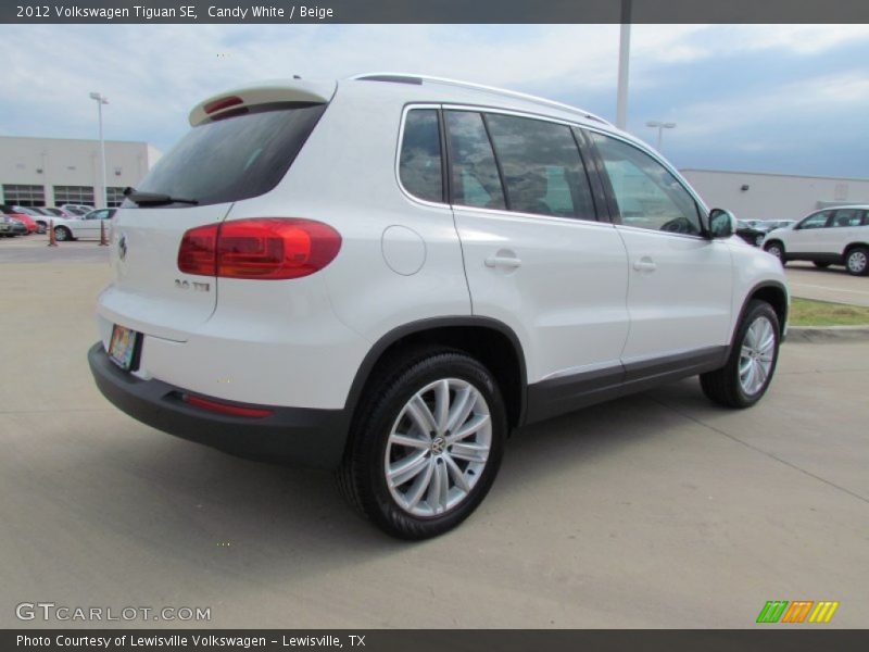 Candy White / Beige 2012 Volkswagen Tiguan SE