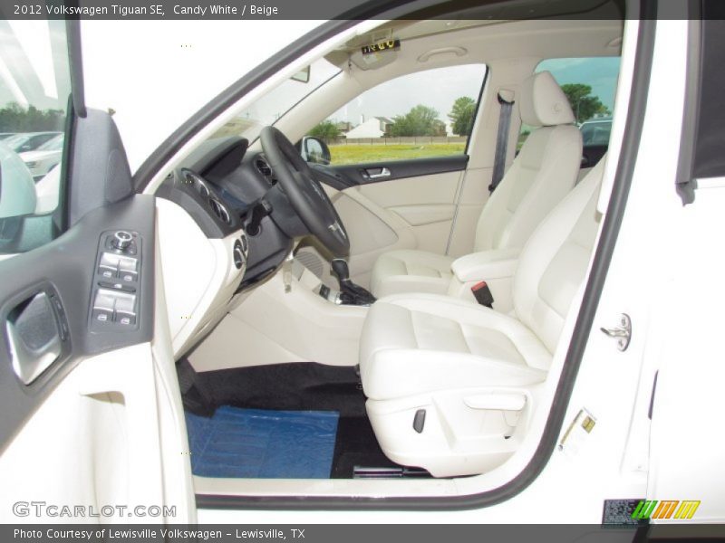 Candy White / Beige 2012 Volkswagen Tiguan SE